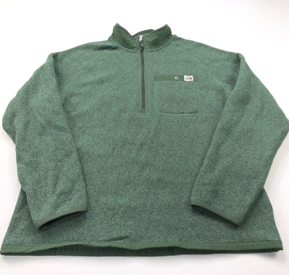 The North Face Gordon Lyons XL Pullover 1/4 Zip Mock Sweater Fleece NF0A5GL2